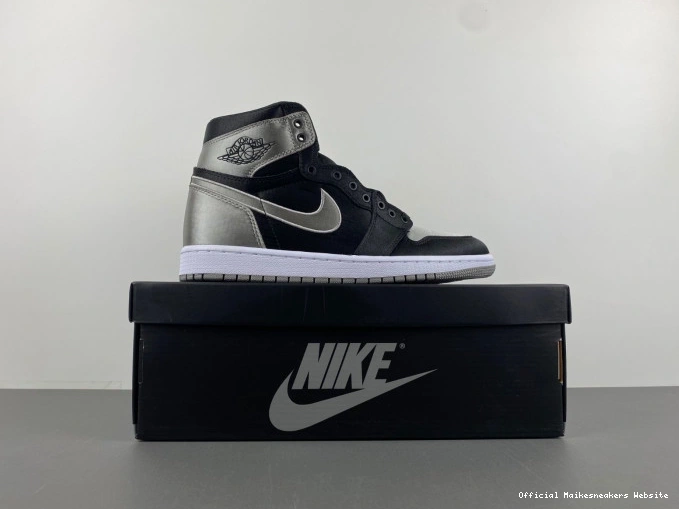 Official Maikesneakers Satin Shadow High WMNS Air Jordan OG 1 FD4810-010 0727